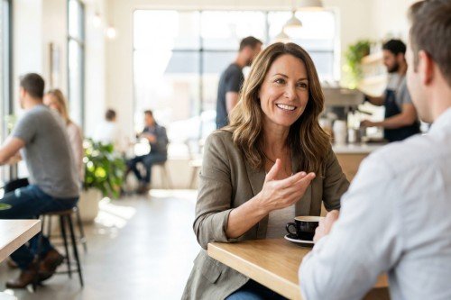 a woman coping with social anxiety after eye loss
